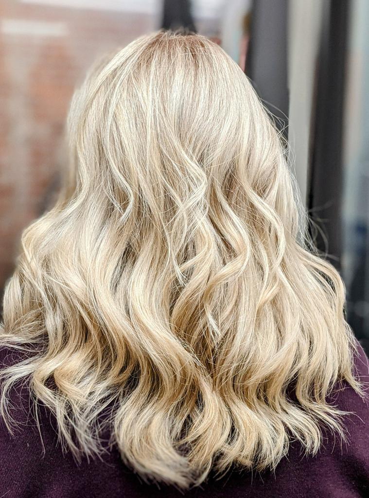 blonde hair